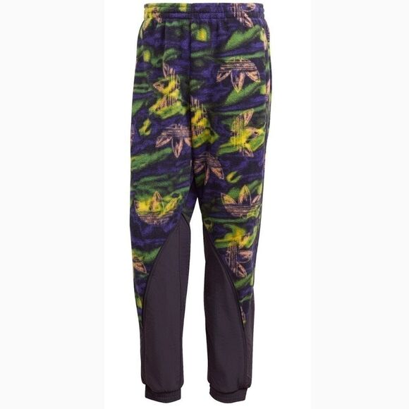 Adidas Big Trefoil Polar Fleece Print Track Pants - Picture 2 of 8